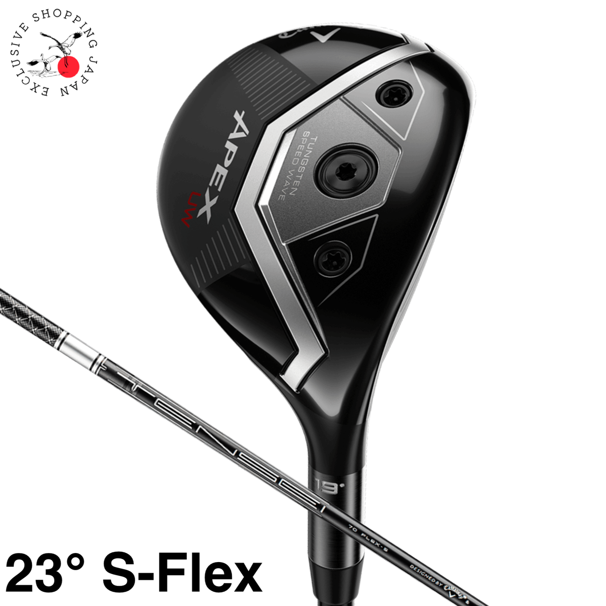 Callaway APEX UW Utility Wood Hybrid 23° S-Flex TENSEI Black
