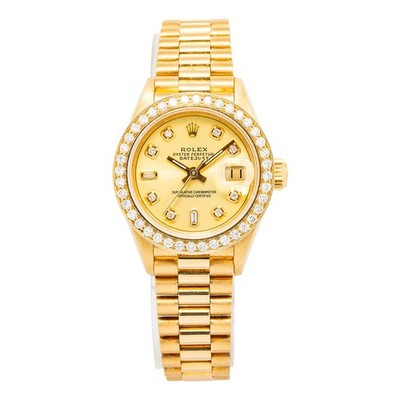 〇 ROLEX DATEJUST 68278G YG駒 YZ000540 HQ Milton - 1985 Rolex 18K MidSize Datejust 68278 with