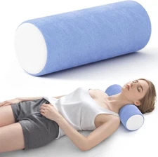 Neck Roll Cervical Pillow for Neck Pain Relief - Memory Foam Neck Pillow for Bed