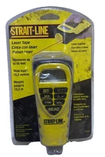 New Old Stock Sealed Strait Line Laser Tape Measures Up To 50 Feet Easy Accurate