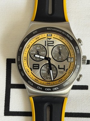 Swatch Irony Chronograph ''Laser Light''YCS503 - Rare 2007 Model - New Old Stock