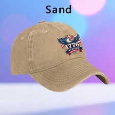 1776 Bald Eagle Flag Baseball Cap Pat...