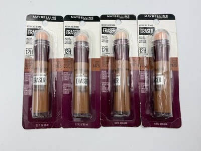LOT OF 4 Maybelline Instant Age Rewind Eraser Multi Use Concealer Shade #147.5