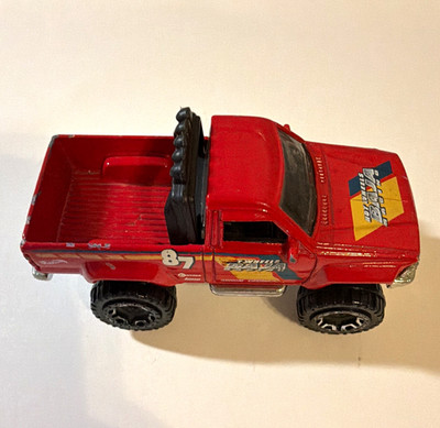 Hot Wheels Baja Racing Red/Black Pickup Truck Diecast 1:64 Scale 2011