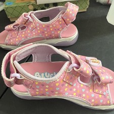Bluey girls toddler /sandals size 10 pink