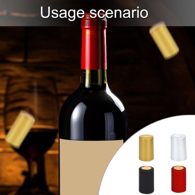 Home Friendly Wine Bottle Shrink Cap Simple Installation Secure Preservation