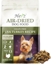 Air-Dried Dog Food   U.S.A Turkey Breast Recipe 2 Lb, Single Pure-Meat, Grain Fr