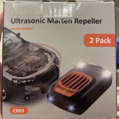 Rodent Repeller for Car  Ultrasonic Marten Repeller - 2 pack CR03