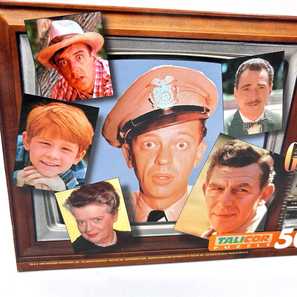Rompecabezas Talicor #1590 vintage 1998 The Andy Griffith Show Cast 500 piezas sellado EE. UU. Foto 2 de 4