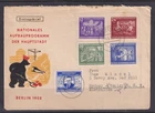 GERMANY EAST DDR 1952 FDC REBUILDING & CZECH FRIENDSHIP ISSUE WITH CACHET #C1659