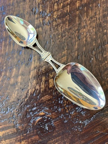 Rare Antique REED & BARTON Sterling Silver Folding Medicine Spoon Looks Unused