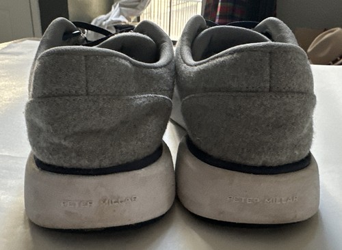 Zapatilla deportiva de lana Peter Millar Glide Performance para hombre 11 grises (Nick) sin cordones - Imagen 3 de 8