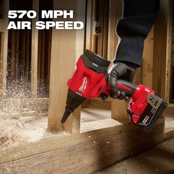 Milwaukee Tool 0887-20 Brushless Precision Blower, 39Cfm,  570Mph