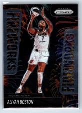 2025 Panini Prizm WNBA #3 Aliyah Boston Fireworks Basketball