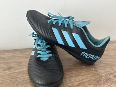 Adidas Predator FG 19.4 Herren Hallen Fußballschuhe Größe 9,5 UK schwarz blau