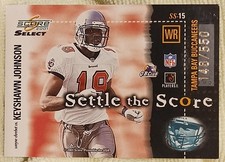 2001 Score Select Settle the Score Wayne Chrebet Keyshawn Johnson #SS-15 148/550