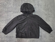 Cat  Jack Kids Black Zip Up Hooded Jacket XS School Uniform