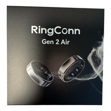 RingConn Gen 2 Air Ultra Thin Smart Ring, Size 6 Galaxy Silver New