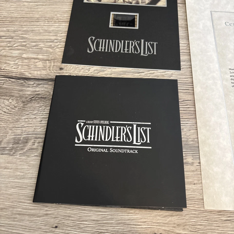 Schindlers List Limited Edition DVD Box Set Certificate of Authenticity COMPLETE - Image 2 of 4