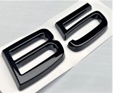 BLACK B5 FIT VOLVO REAR TRUNK TAILGATE EMBLEM BADGE DECAL NAMEPLATE LETTERS 