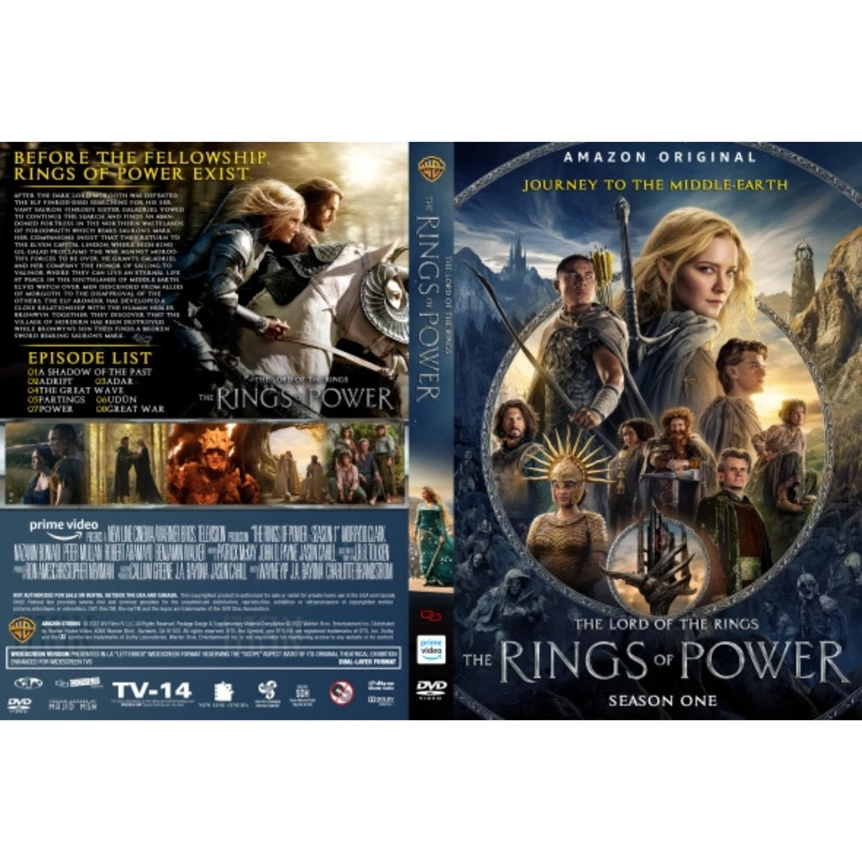 DVD Bluray The Lord of the Rings: The Rings of Power Complete Series Season 1 - Image 3 of 4
