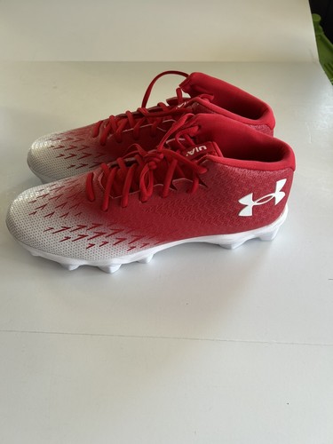 Under Armour UA Spotlight Fran RM 4.0 Football Cleats Men’s Size 13 Red New - Picture 3 of 6