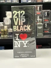 Carolina Herrera 212 VIP Black I Love NY Edition EDP for Men 3.4 fl. oz. / 100ml