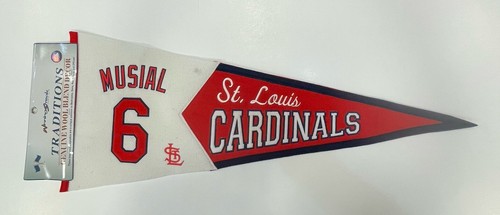 Stan Musial St. Louis Cardinals MLB Winning Streak Embroidered Legends Pennant! - Picture 2 of 6