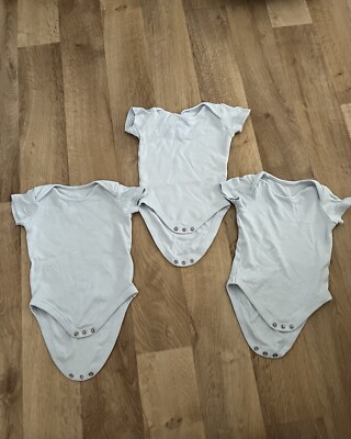 baby boy bodysuits dunnes store size 3-6months UK