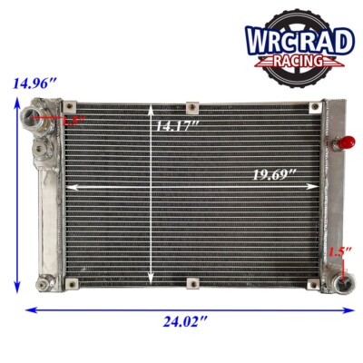 Aluminum Radiator For PORSCHE 944 2.5L NA 924S 2.5 M/T NON-Turbo 1981 ...
