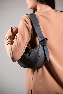 SURPRISE PIE Crescent Shoulder Bag – Waterproof Nylon, Adjustable Strap, Crossbody Purse For Women - View #4