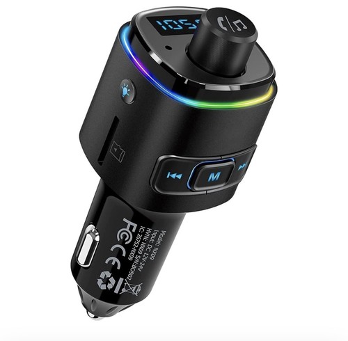 Nulaxy Bluetooth FM Transmitter für Auto QC3.0 Schnellladen Bluetooth Auto Adapter... - Bild 3 von 3