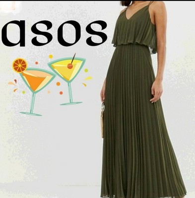 pleated crop top maxi dress