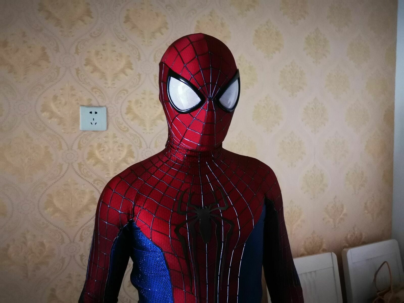 Amazing Spider-Man 2 Costume High Quality Polyester Stereo Coating