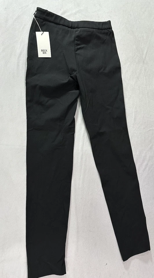 Legging clásico de algodón ecuestre color negro Becken para mujer talla 6 Foto 3 de 4