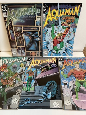 AQUAMAN 1989 Five-Part Mini-Series 1, 2, 3, 4, 5 = 5 IN TOTAL DC Comics - NEW!!!