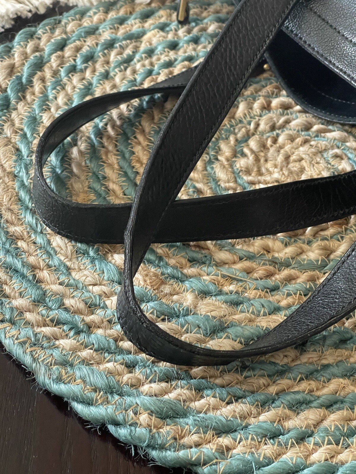 SAINT LAURENT Borsa a mano e tracolla YSL GHW autentica