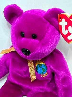Original RETIRED 2000 TY Beanie Baby Millennium ~PRISTINE w