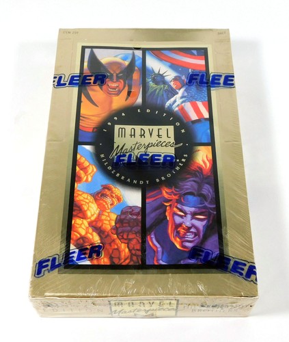 1994 Fleer Marvel Masterpieces Trading Card Box Sealed (36 Packs) - Picture 1 of 2