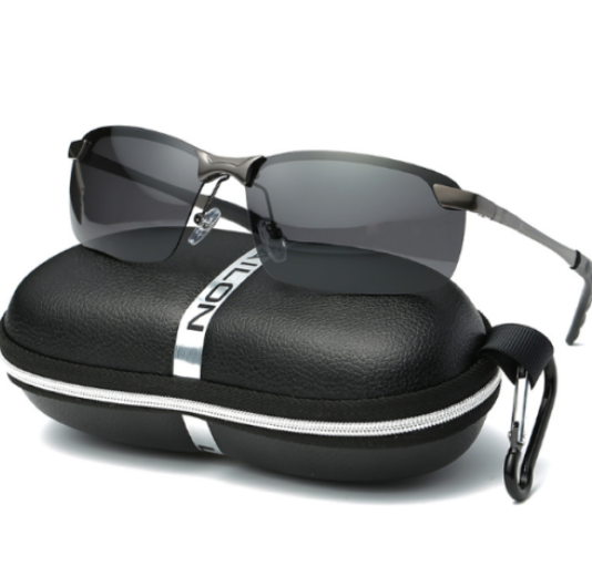 Mens Semi-Rimless Polarized Sunglasses UV400 OUT Sports  display picture 3