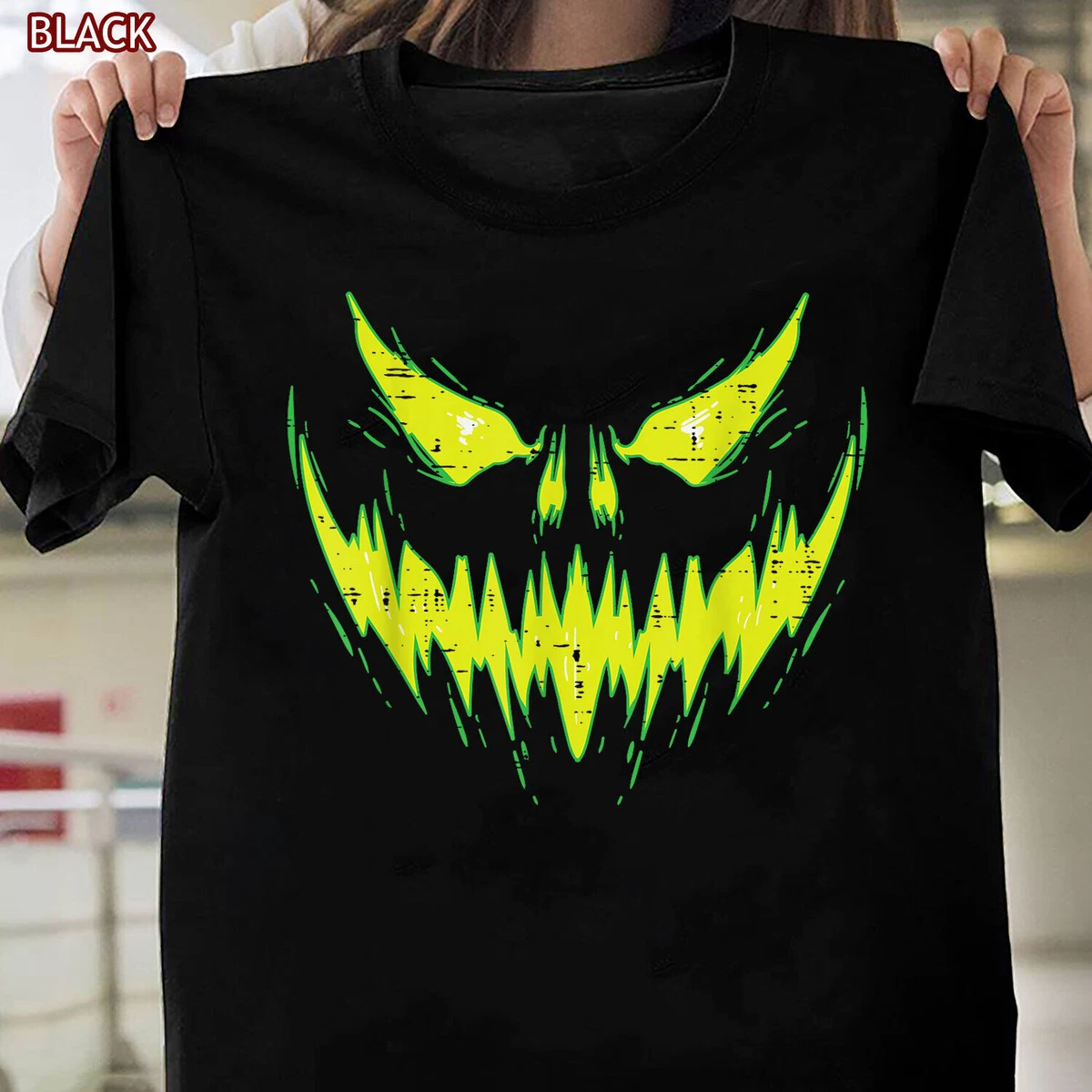 Scary Pumpkin Face Halloween T Shirt Shirt Jack O Lantern Costumes