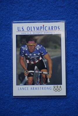 1992 impel US Olympicards cyclist Lance Armstrong #31 near-mint or better.