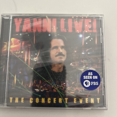  Live: The Concert Event by Yanni NEW! CD, 13 TRACKS ,Rainmaker,The Storm,