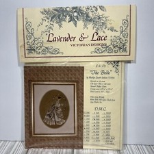 Lavender  Lace The Bride Counted Cross Stitch Pattern by Marilyn Leavitt Imblum