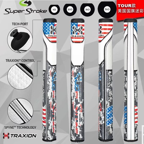 Grip De Putter Oversize SuperStroke Traxion Tour 5.0 – Noir Et Blanc (neuf)