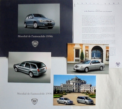 Lancia Thesis Y Vanity Lybra Phedra Photograph Mondial 1996 Press Kit Pack