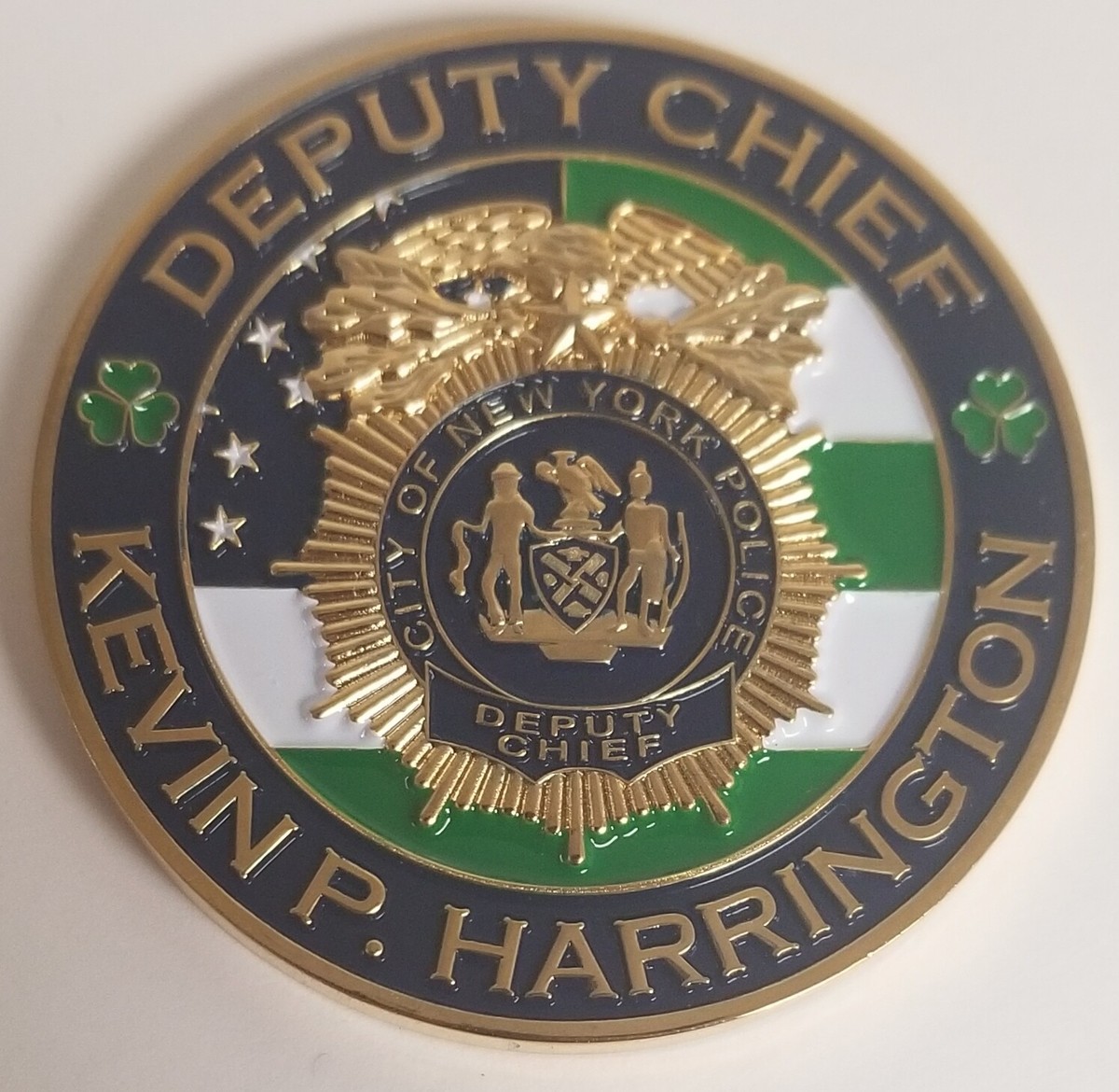 NYPD NYC POLICE DEPUTY CHIEF KEVIN P. HARRINGTON CHALLENGE