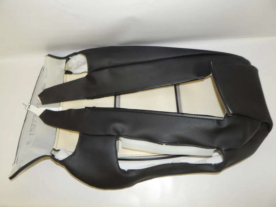 Nuevo OEM 2002 Audi A4 delantero derecho asiento pasajero respaldo cubierta cuero negro Foto 4 de 4