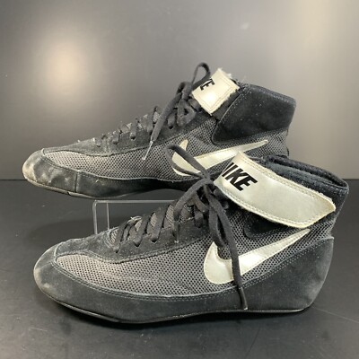 Nike Speedsweep VII Black Silver Wrestling Shoes 366683-004 Men’s Size 