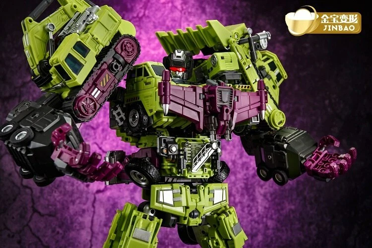 JINBAO Oversized Devastator 6pcs Full Set Green/Yellow Figure Upgrade Kit - Image 3 of 4